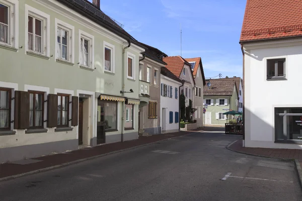 Vista Fachadas Edificios Schongau Alemania — Foto de Stock