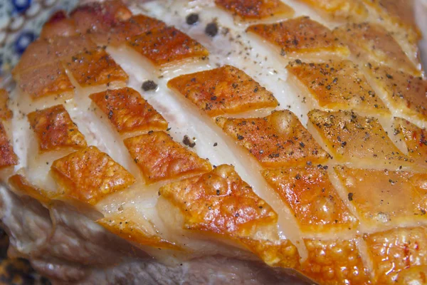 Vlees Bereid Voor Het Koken Gesneden Houten Plank Met Scherp — Stockfoto