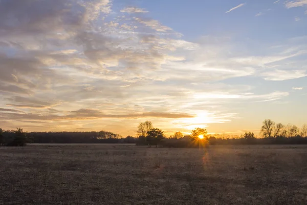 Hermoso Atardecer Concepto Naturaleza — Foto de Stock