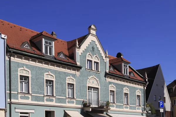 Vista Fachadas Edificios Schongau Alemania — Foto de Stock