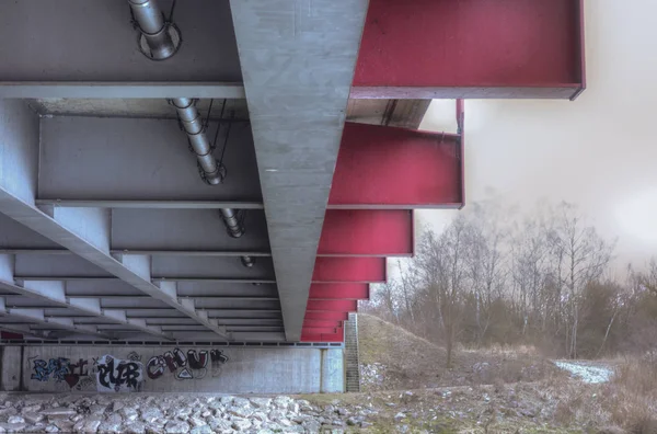 Brug Snelweg Dag Tijd Schot — Stockfoto