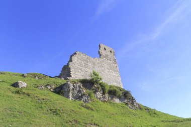 Almanya'da kalıntıları eski kale Bopfingen görünümünü