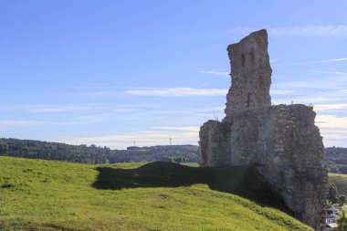 Almanya'da kalıntıları eski kale Bopfingen görünümünü