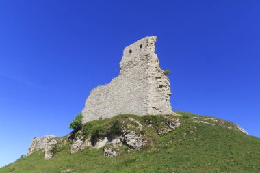 Almanya'da kalıntıları eski kale Bopfingen görünümünü