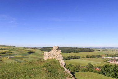Almanya'da kalıntıları eski kale Bopfingen görünümünü