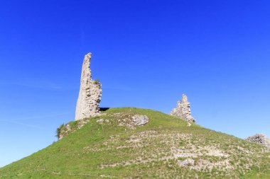 Almanya'da kalıntıları eski kale Bopfingen görünümünü