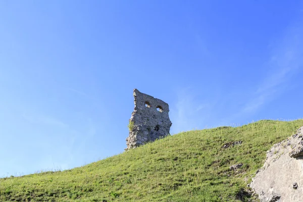 Harabeleri eski kale Bopfingen Almanya parçası görüntüleyin