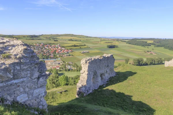 Almanya'da kalıntıları eski kale Bopfingen görünümünü