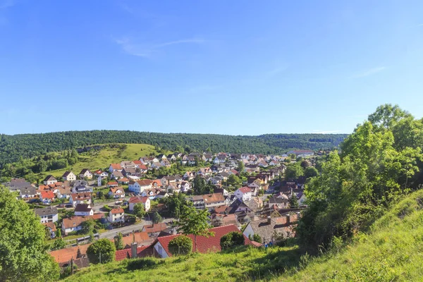 Vista Lejana Ciudad Bopfingen Alemania — Foto de Stock