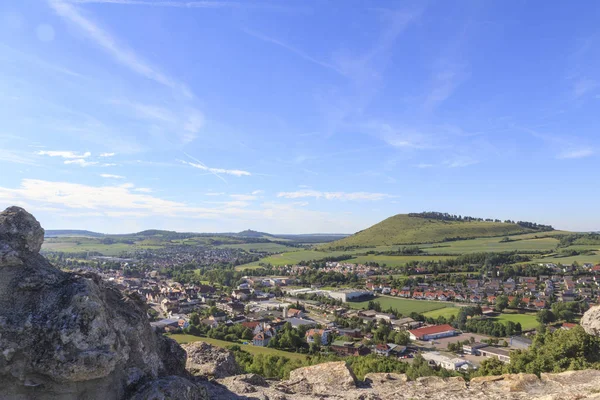 Harabe şehir, Almanya eski kale Bopfingen üzerinden görüntülemek