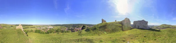 Rovine Floberg Sotto Cielo Blu Estate — Foto Stock