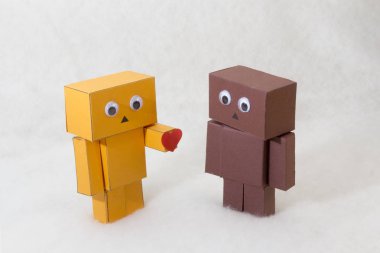Renk robotlar atış kapatın