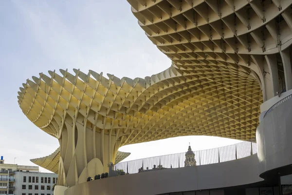 Moderní Výstavba Metropol Parasol Historickém Centru Města Sevilla Španělsko — Stock fotografie