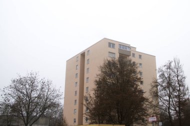 ağaçlarda bina, seçici odak