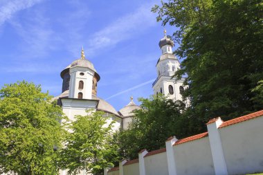 Görünüm hac Kilisesi Maria Birnbaum, Bavyera, Almanya