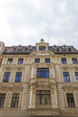 Goerlitz, seçici odak eski şehir cepheler