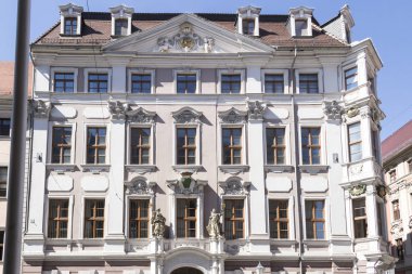 Eski Şehir cepheler, Bautzen, Saksonya, Almanya