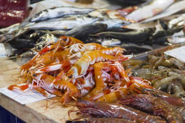 Lagos balık pazarı, seçici odak