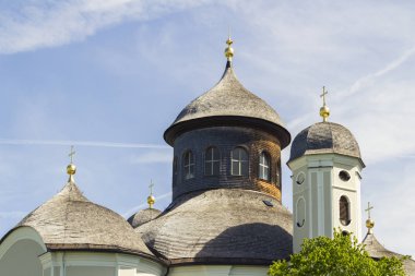 Görünüm hac Kilisesi Maria Birnbaum, Bavyera, Almanya
