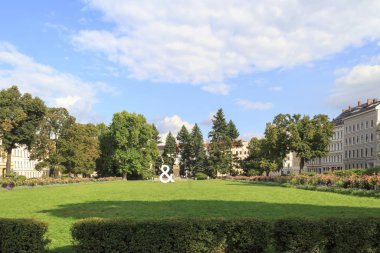 Goerlitz, seçici odak eski şehir cepheler 