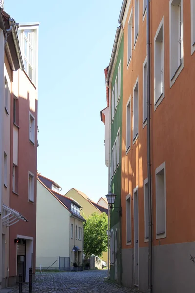 Eski Şehir cepheler, Bautzen, Saksonya, Almanya
