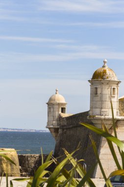 Fort Ponta da Bandeira giriş liman Lagos, Algarve, Portekiz