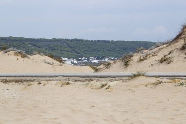 doğal görünümünü kumsala Trafalgar, İspanya 