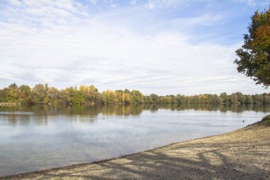 Doğal görünümü Augsburg, Badsee orman ve nehir