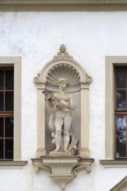 Old Town cepheler, seçici odak 