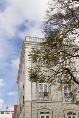 Cephe evin azulejos, Lagos, Portekiz ile dekore edilmiş