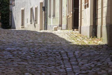 Old Town cepheler, seçici odak 