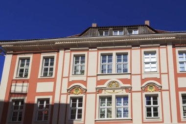 Eski kasaba cephe Bautzen, Saksonya, Almanya