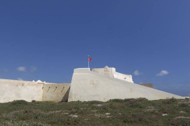 Doğal görünümü Fortaleza de Sagres, Algarve, Portekiz