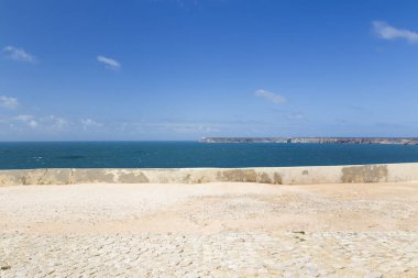 Doğal görünümü Fortaleza de Sagres, Algarve, Portekiz