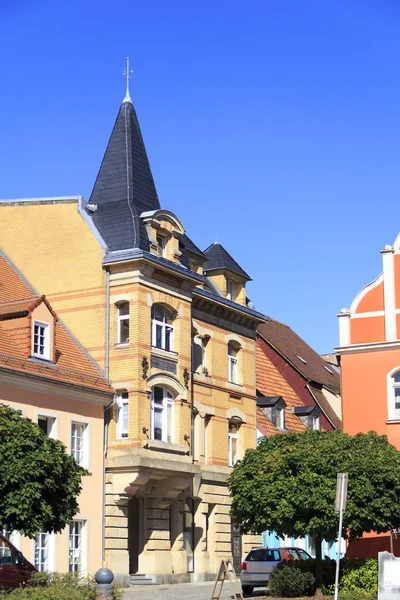 Altstadtfassaden Pulsnitz Selektiver Fokus — Stockfoto