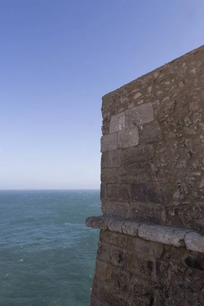 Fyren Och Befästningen Vid Kap Vincent Södra Portugal — Stockfoto