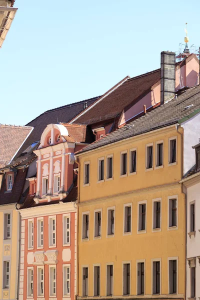 Altstadtfassaden Ostsächsischen Bautzen Deutschland — Stockfoto