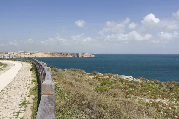 Vista Panorâmica Baía Sagres Portugal — Fotografia de Stock