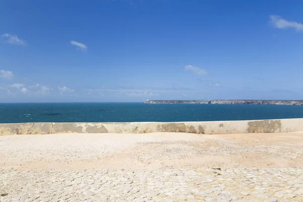 Vacker Utsikt Över Fortaleza Sagres Algarve Portugal — Stockfoto