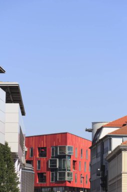 Old Town cepheler Bautzen, Almanya, seçici odak içinde 