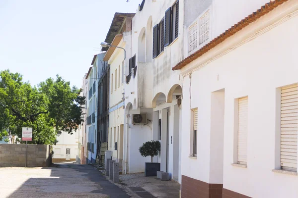 Casas Calle Ciudad Portuguesa Odiaxere —  Fotos de Stock