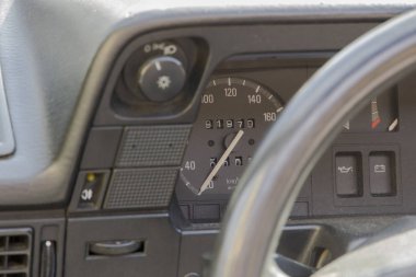 Öğrenci Cabriolet, seçici odak pano görünümü
