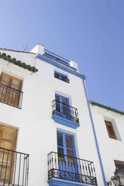 Cordoba eski kentinde tarihi cephe