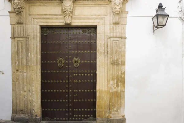 Historische Fassade Der Altstadt Von Cordoba — Stockfoto