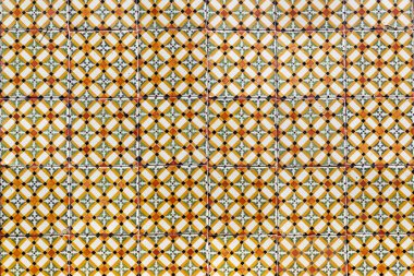 tarihsel sırlı duvar karoları eski desen