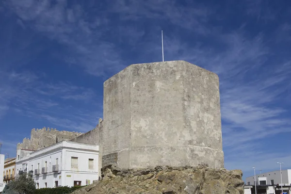 Fortezza Guzmn Bueno Nel Porto Spagnolo Città Tarifa — Foto Stock