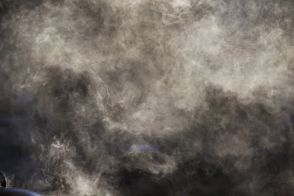 Σύννεφα Καπνού Φόντο Επιλεκτική Εστίαση — Φωτογραφία Αρχείου