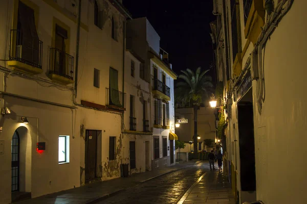 Alley Judería Córdoba Por Noche —  Fotos de Stock