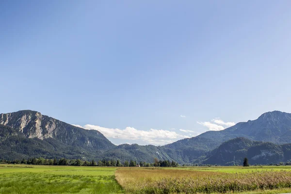 Pohled Alpy Elektrárnu Walchensee — Stock fotografie