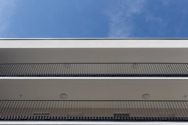 Kara Orman 'daki eski Schopfheim kasabasındaki konut binalarının cepheleri